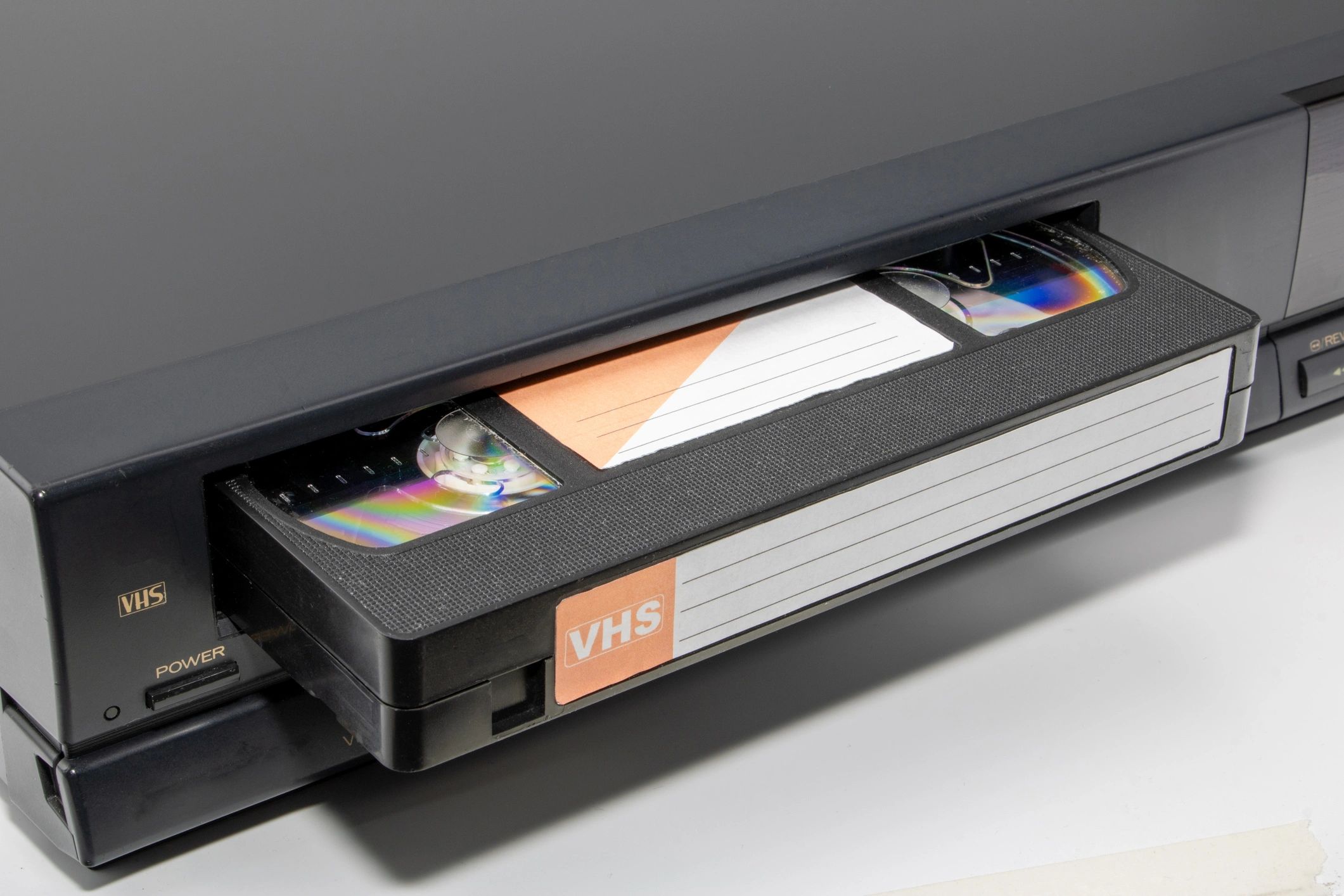 VHS player used for digitizing legacy tapes